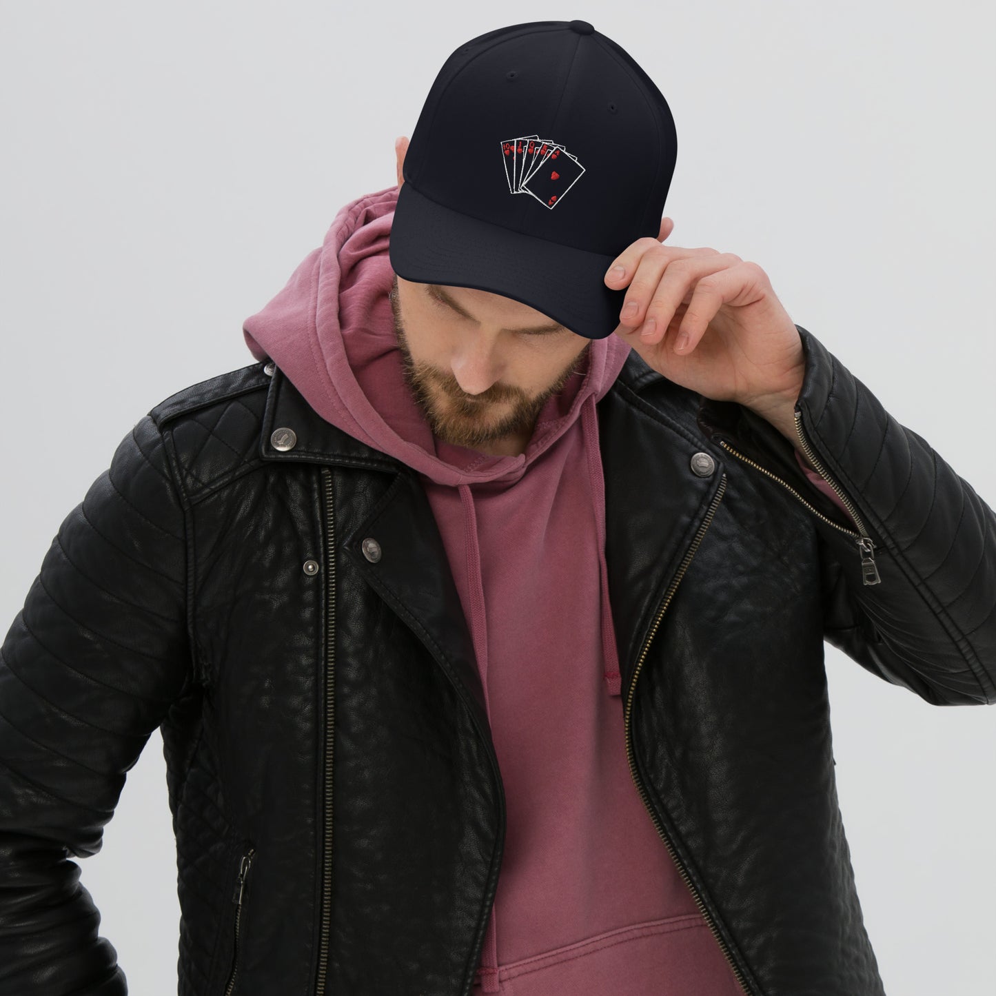 Fitted Closed Back Poker Cap | S/M L/XL