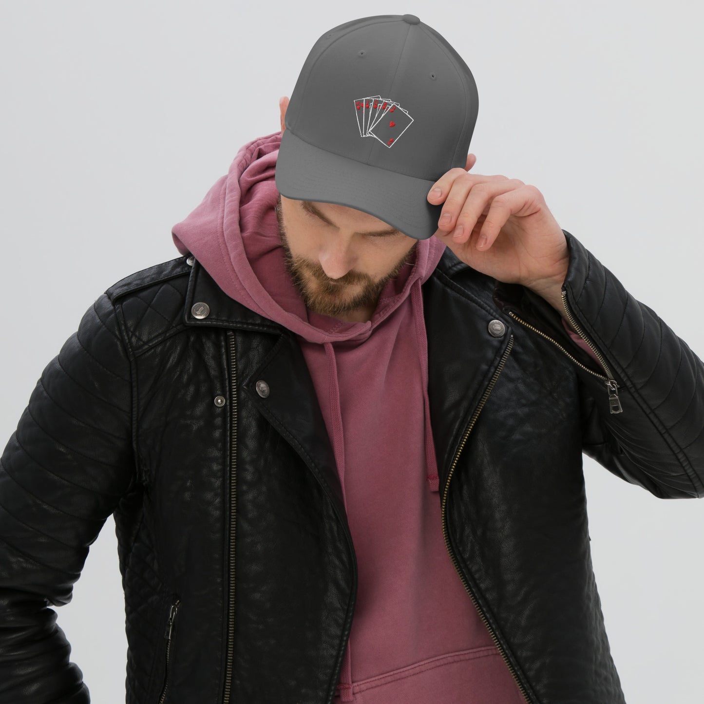 Fitted Closed Back Poker Cap | S/M L/XL