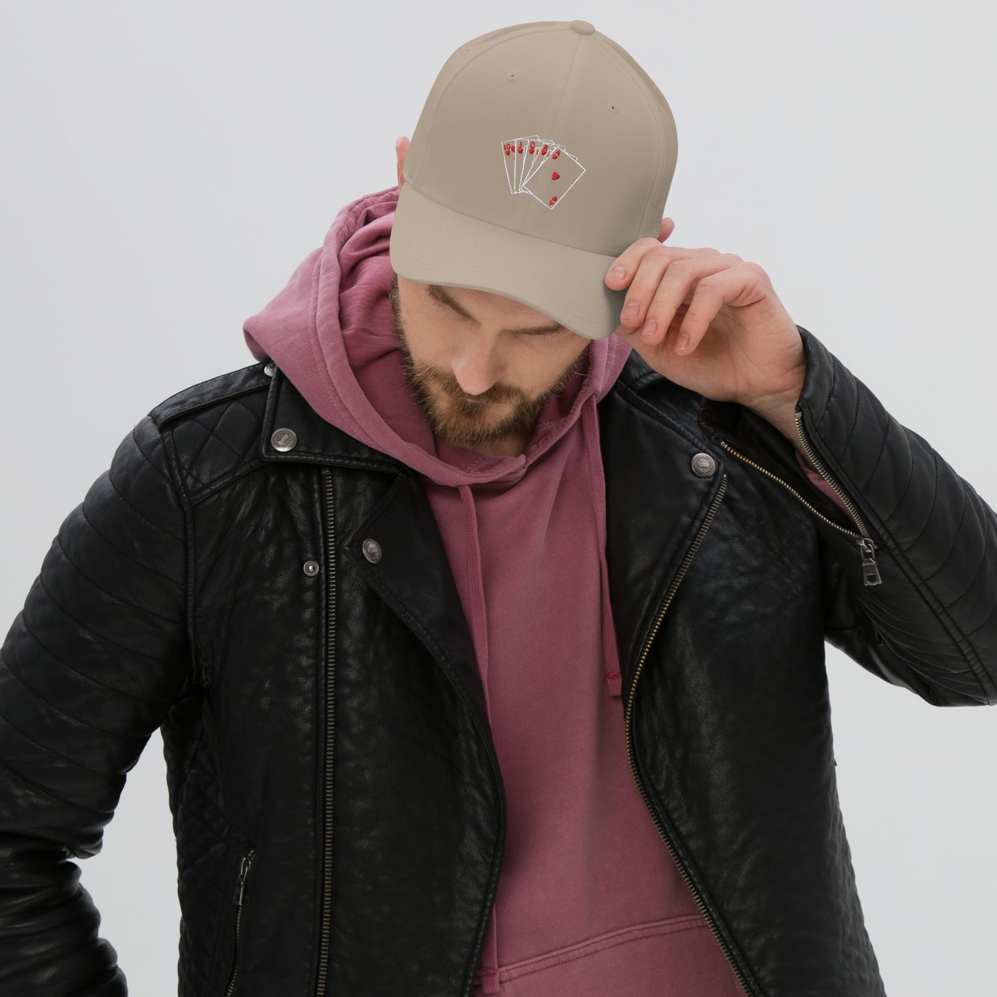 Fitted Closed Back Poker Cap | S/M L/XL