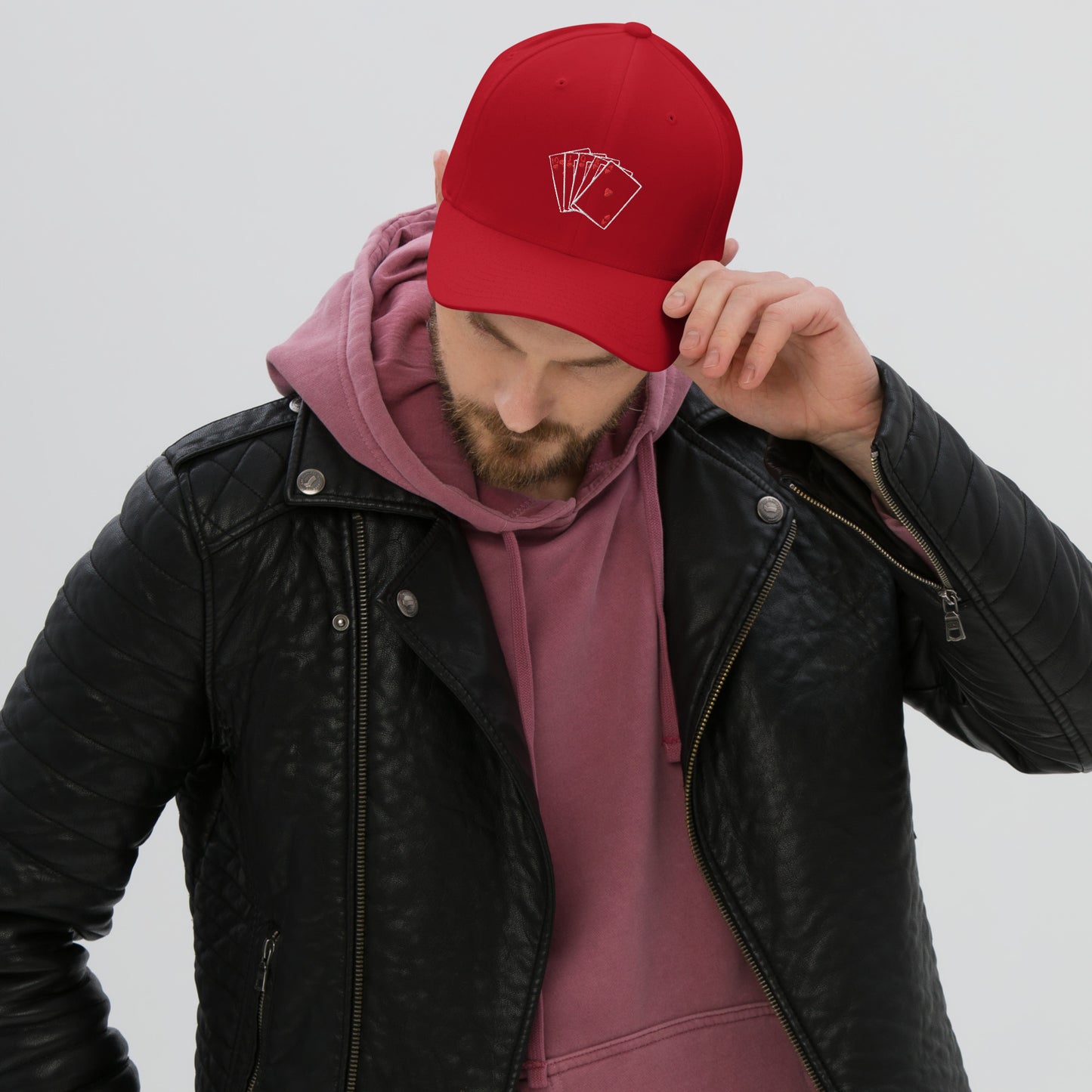 Fitted Closed Back Poker Cap | S/M L/XL