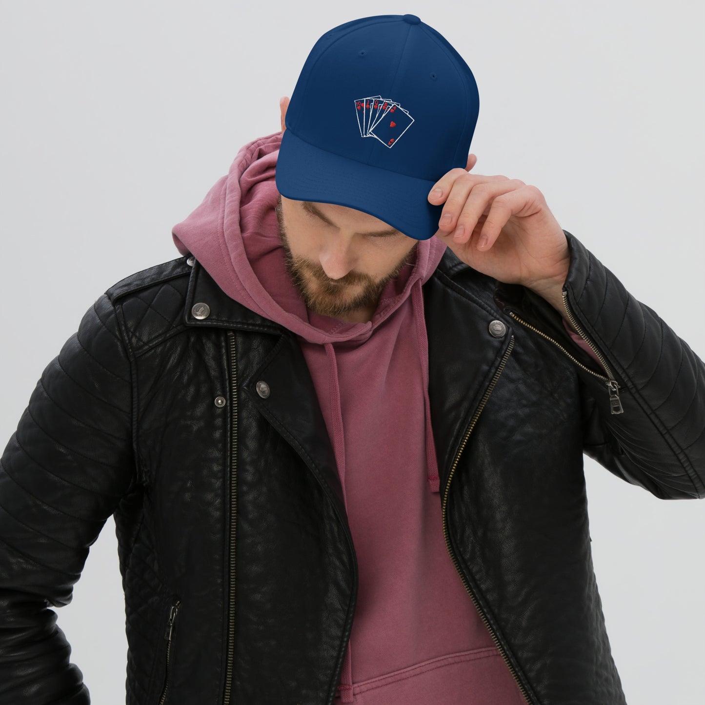 Fitted Closed Back Poker Cap | S/M L/XL