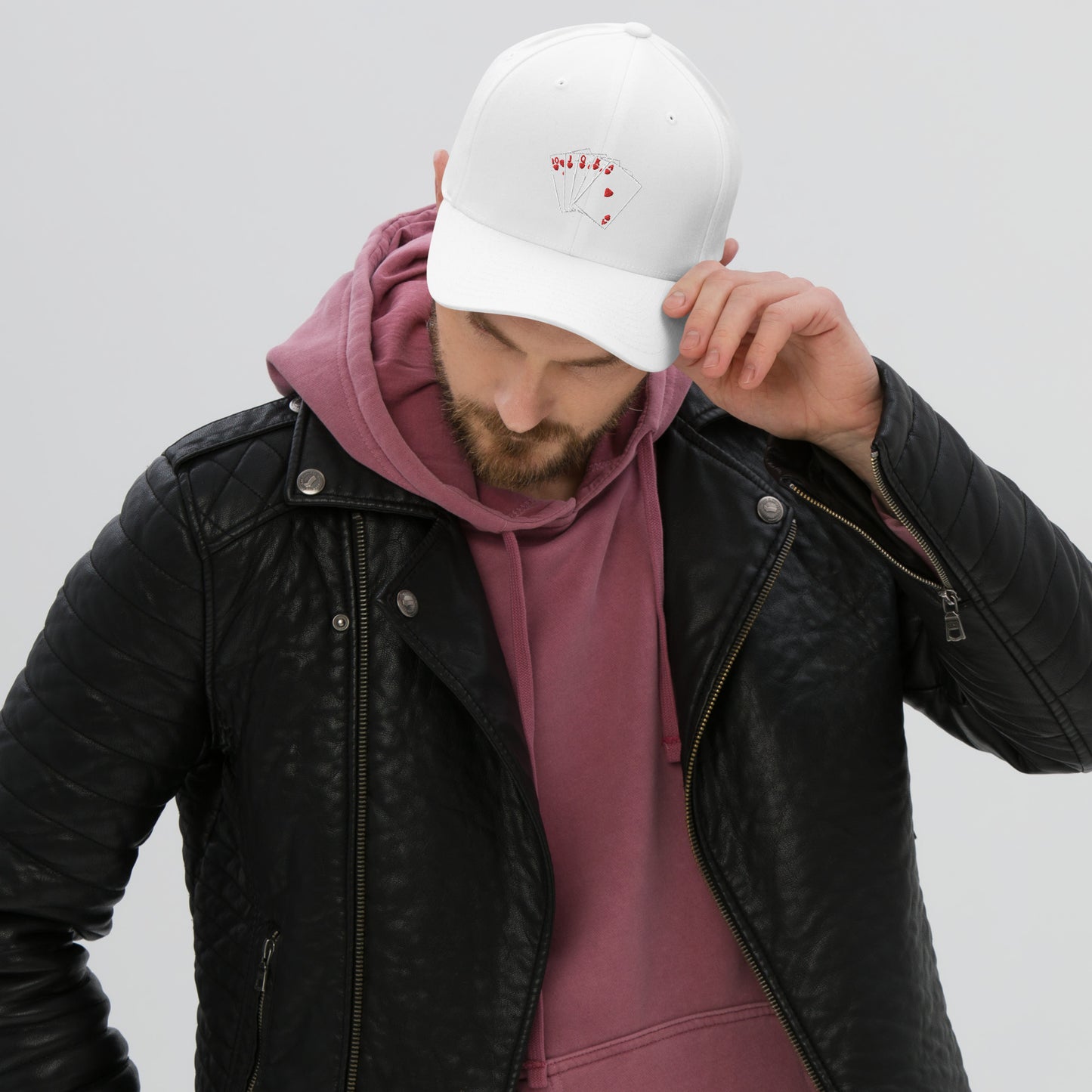 Fitted Closed Back Poker Cap | S/M L/XL