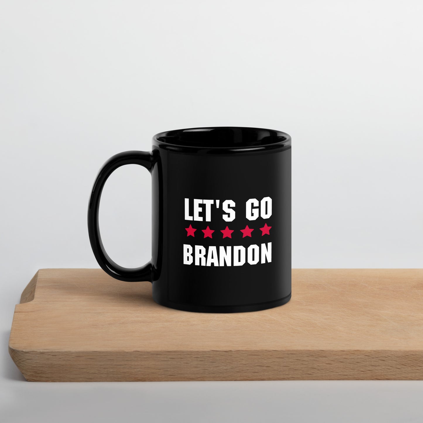 Let's Go Brandon | Black Ceramic Coffee Mug