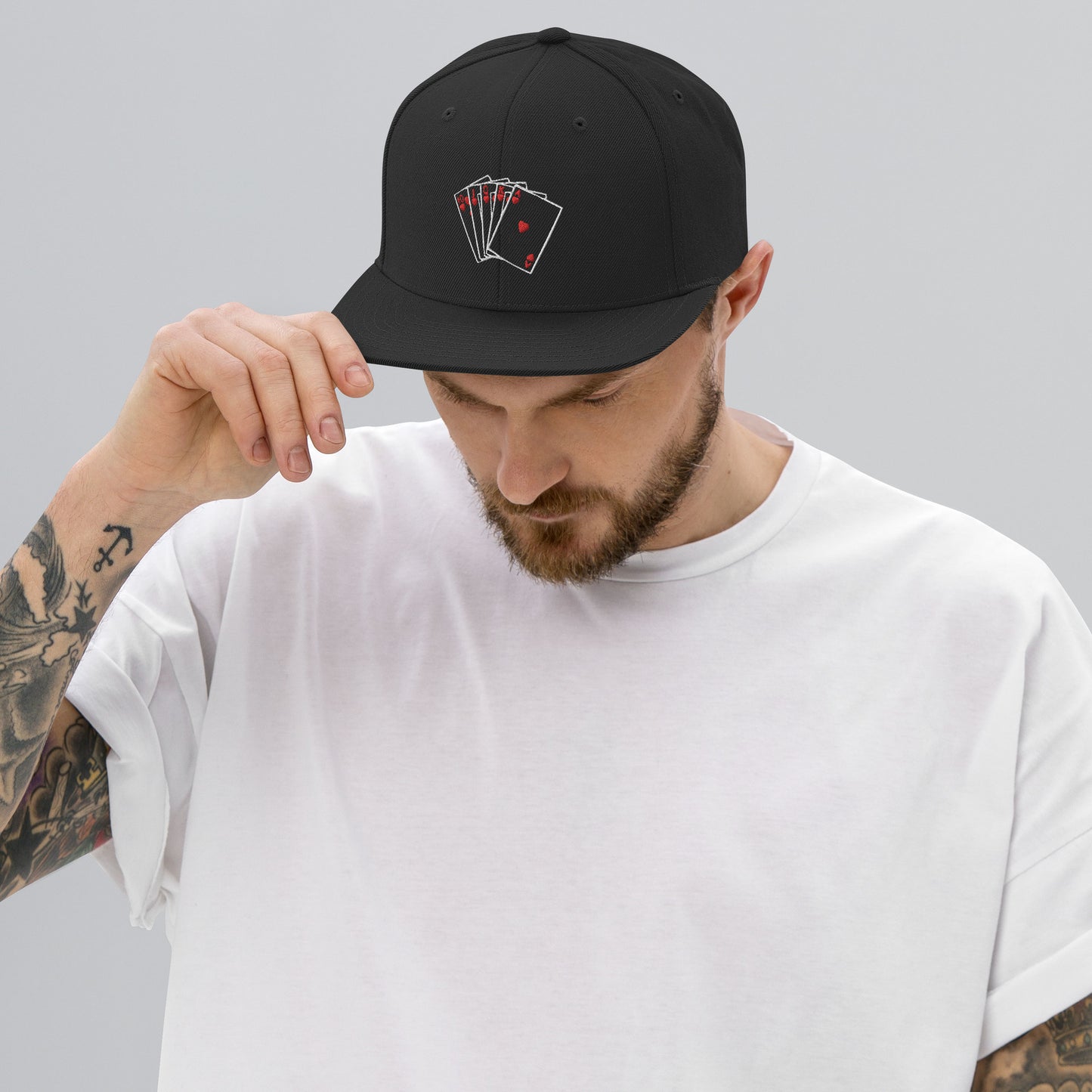 Snapback Poker Hat | 10 colors