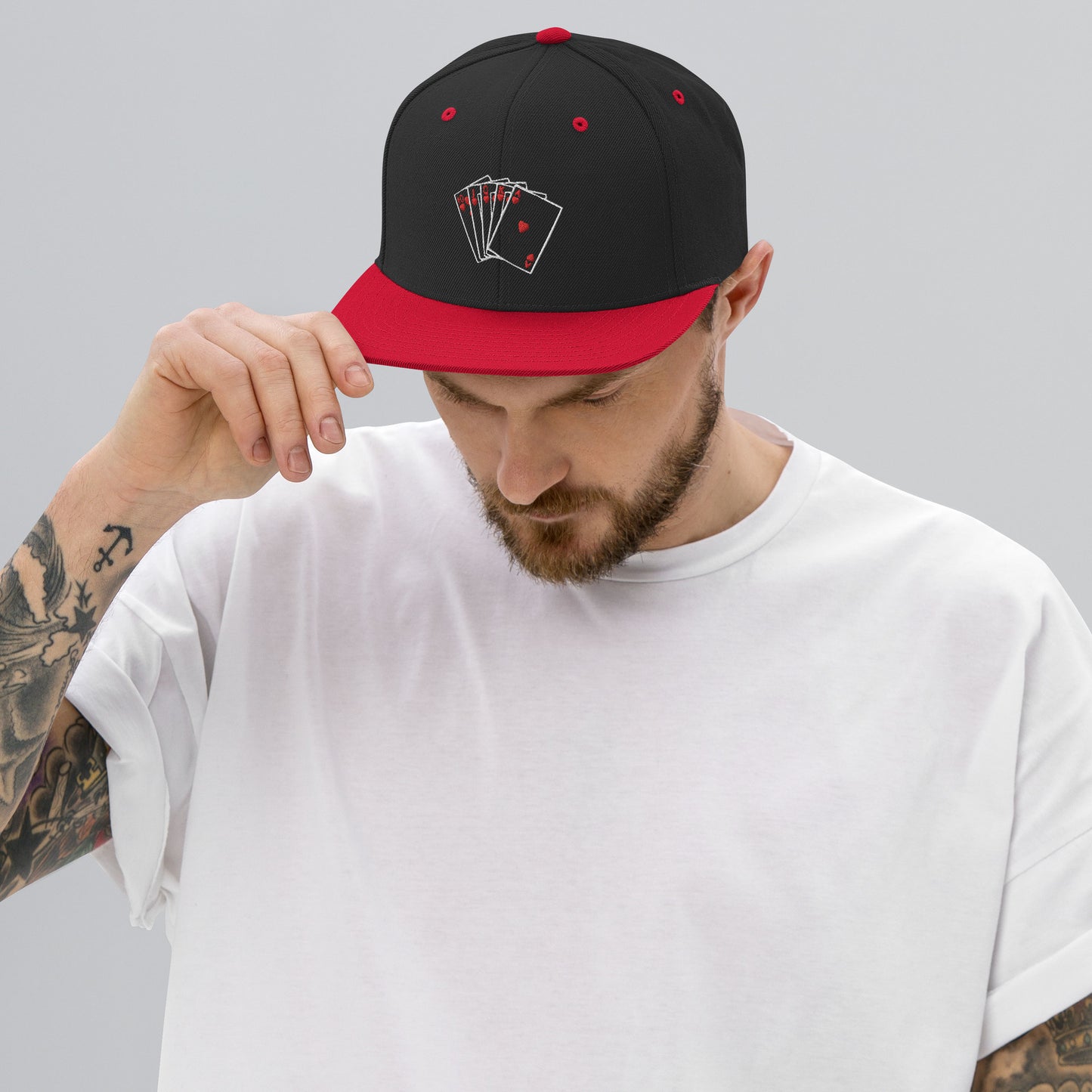 Snapback Poker Hat | 10 colors