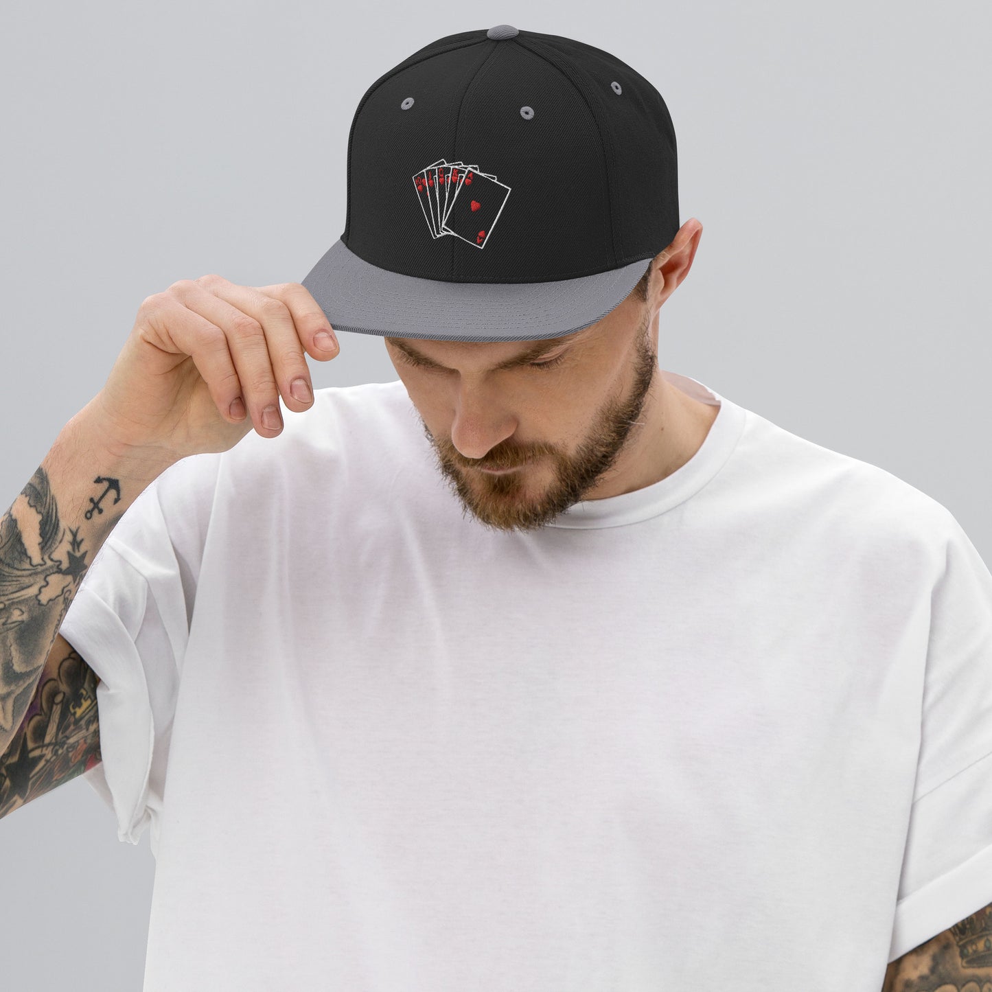 Snapback Poker Hat | 10 colors