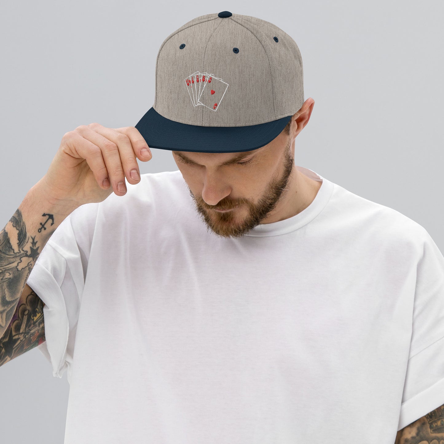 Snapback Poker Hat | 10 colors