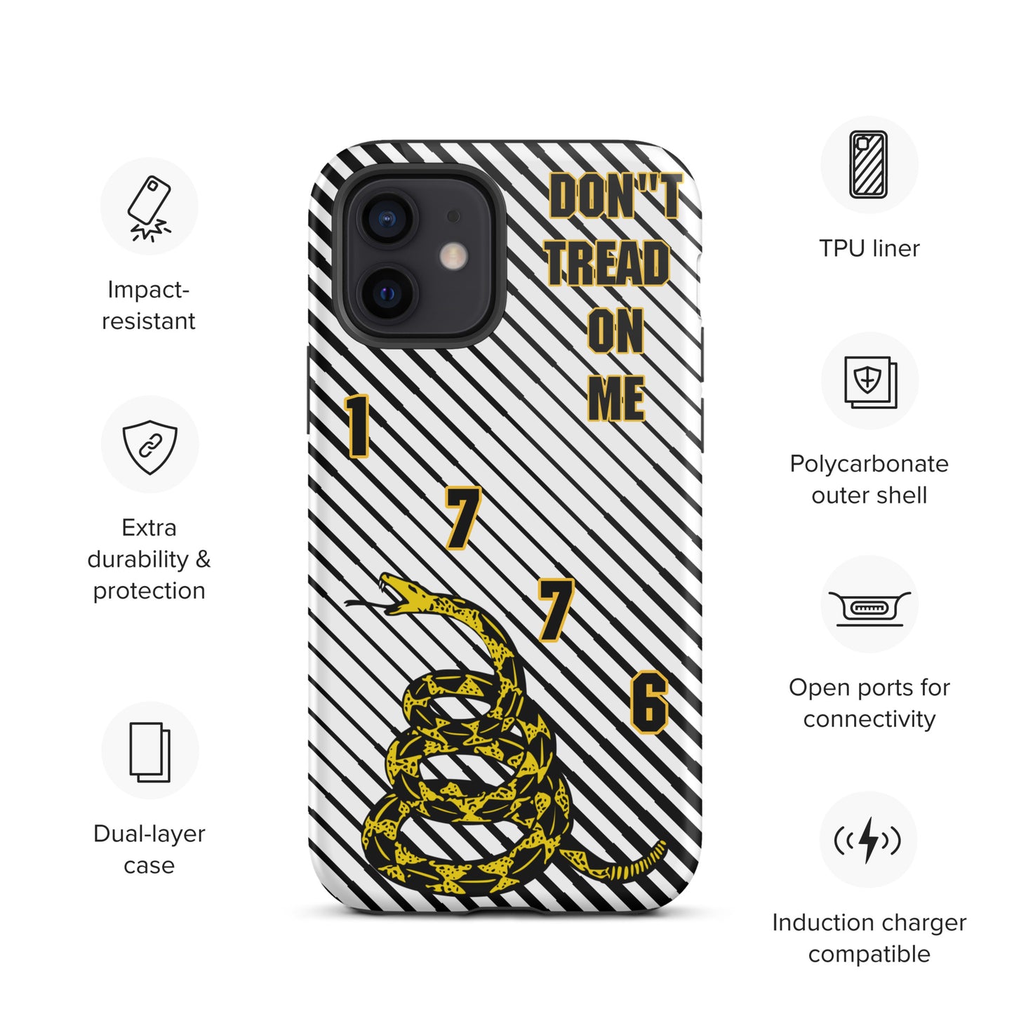 Don't Tread on Me iPhone Case | 15 Sizes