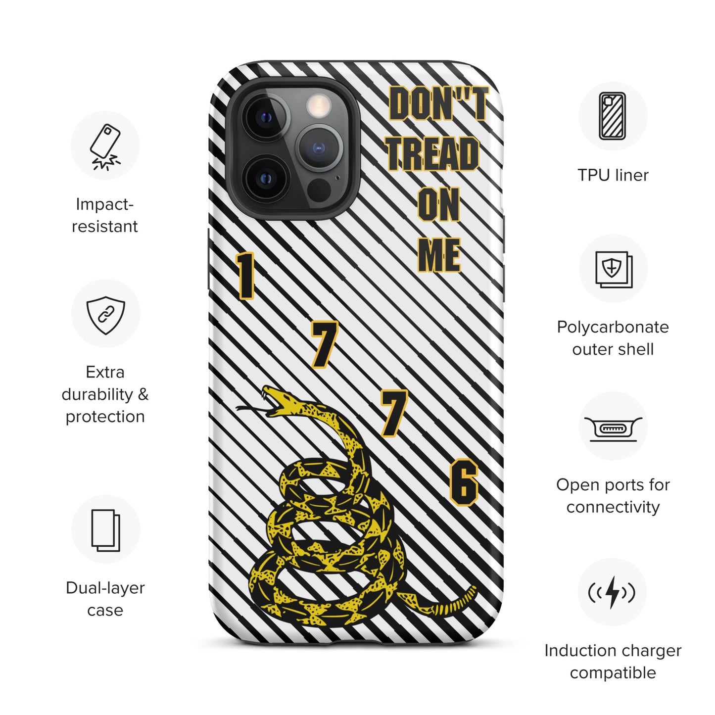 Don't Tread on Me iPhone Case | 15 Sizes