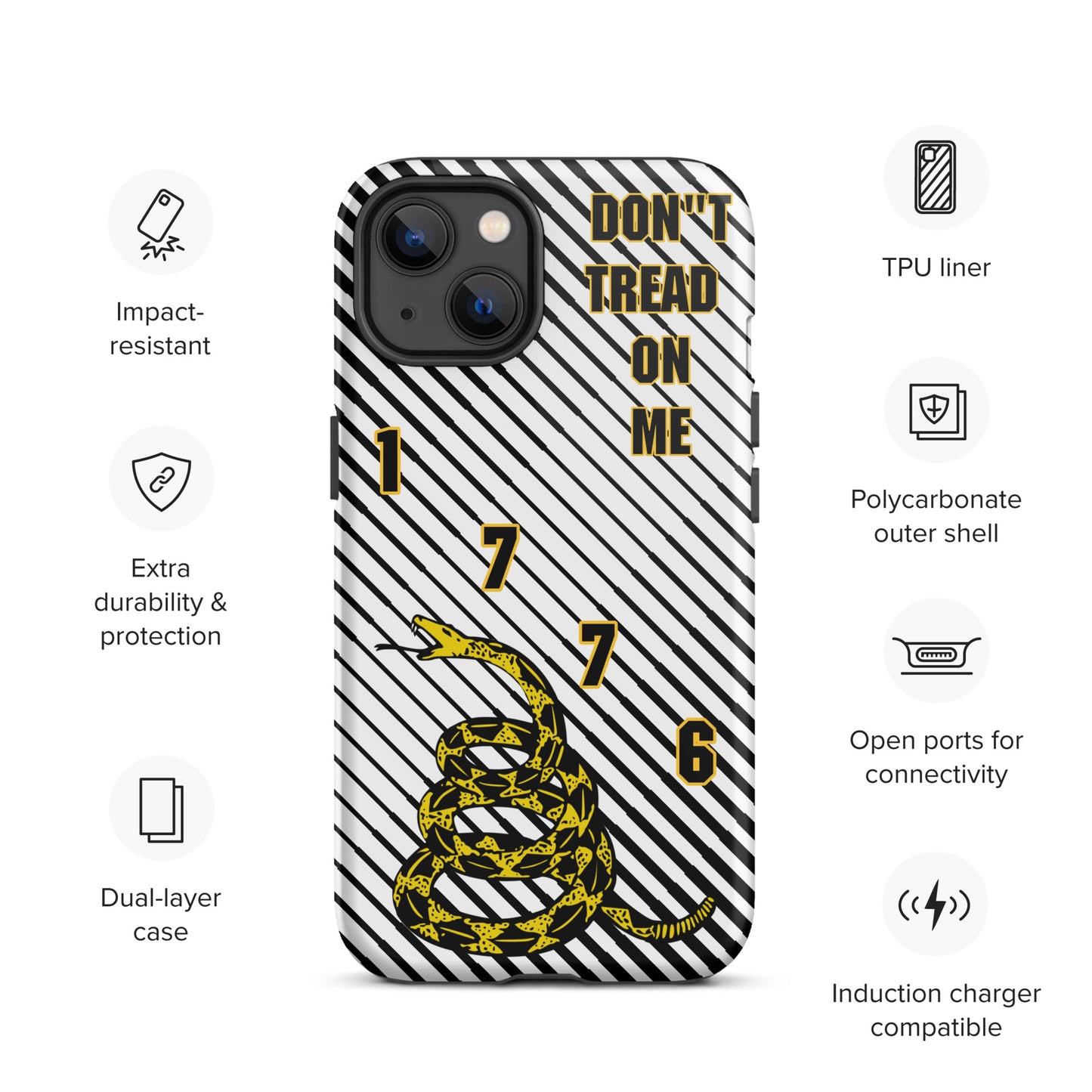 Don't Tread on Me iPhone Case | 15 Sizes