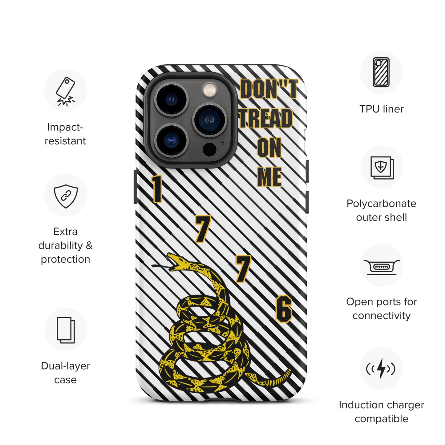 Don't Tread on Me iPhone Case | 15 Sizes