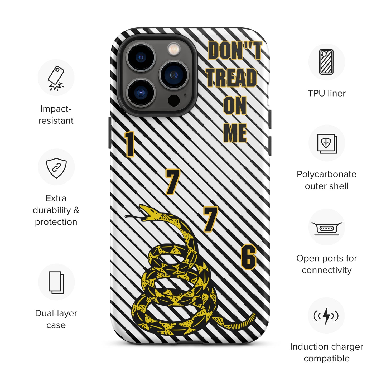 Don't Tread on Me iPhone Case | 15 Sizes