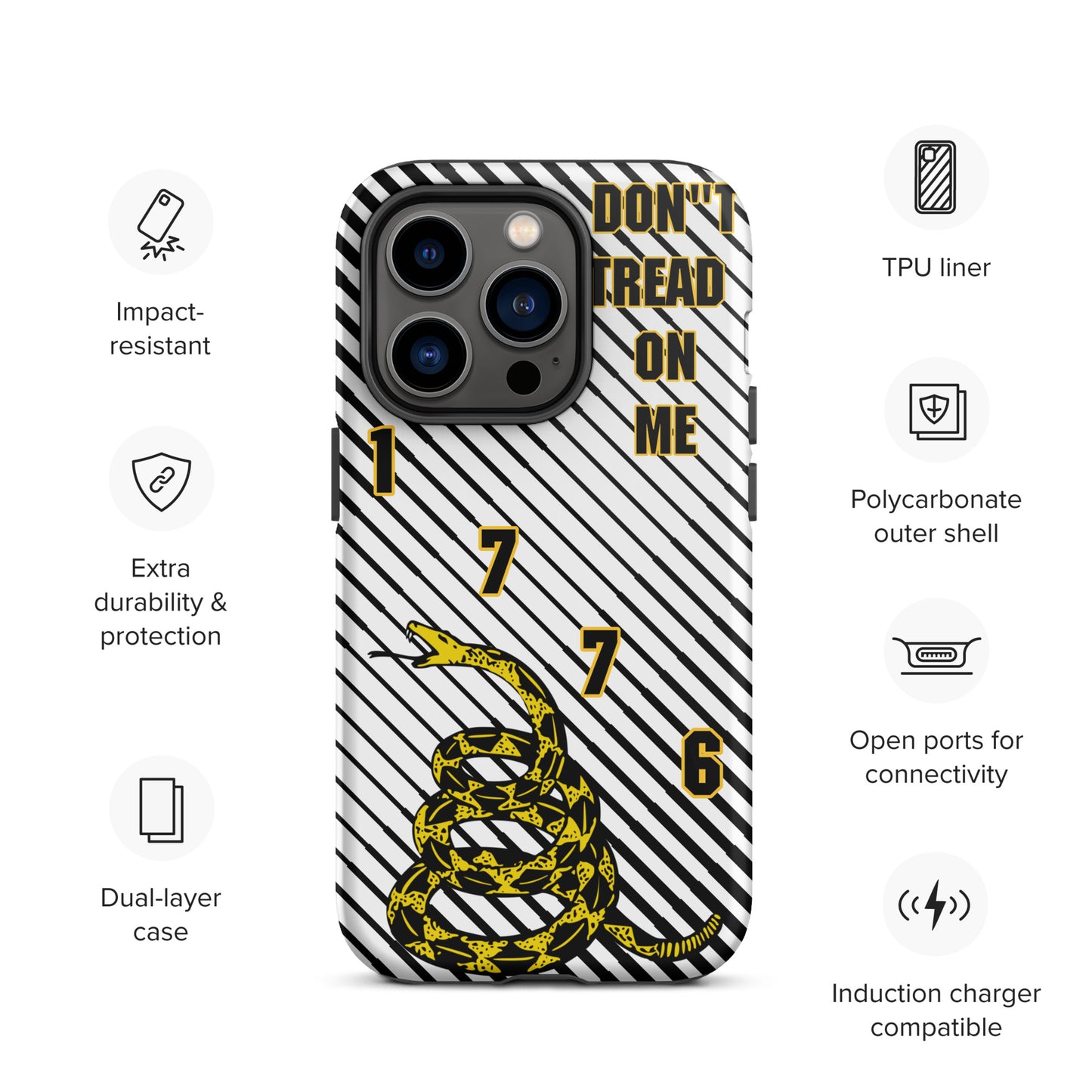 Don't Tread on Me iPhone Case | 15 Sizes