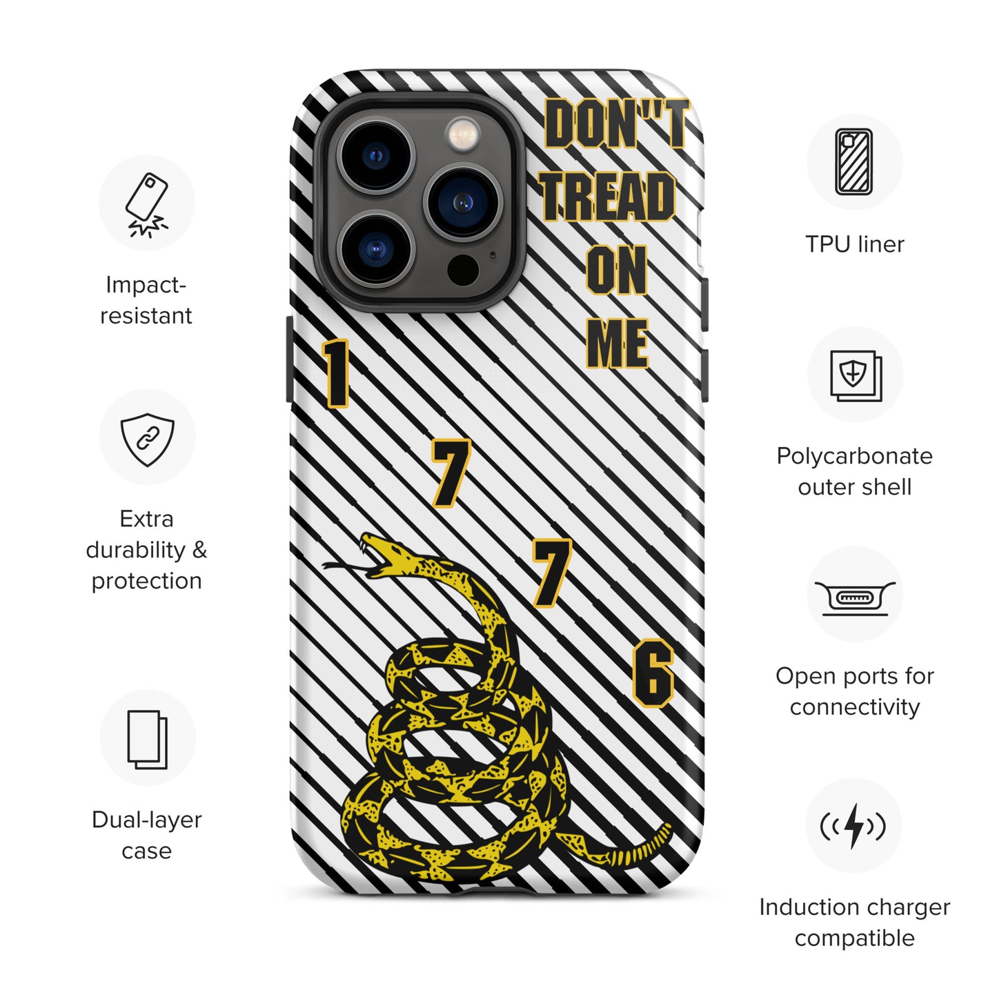 Don't Tread on Me iPhone Case | 15 Sizes