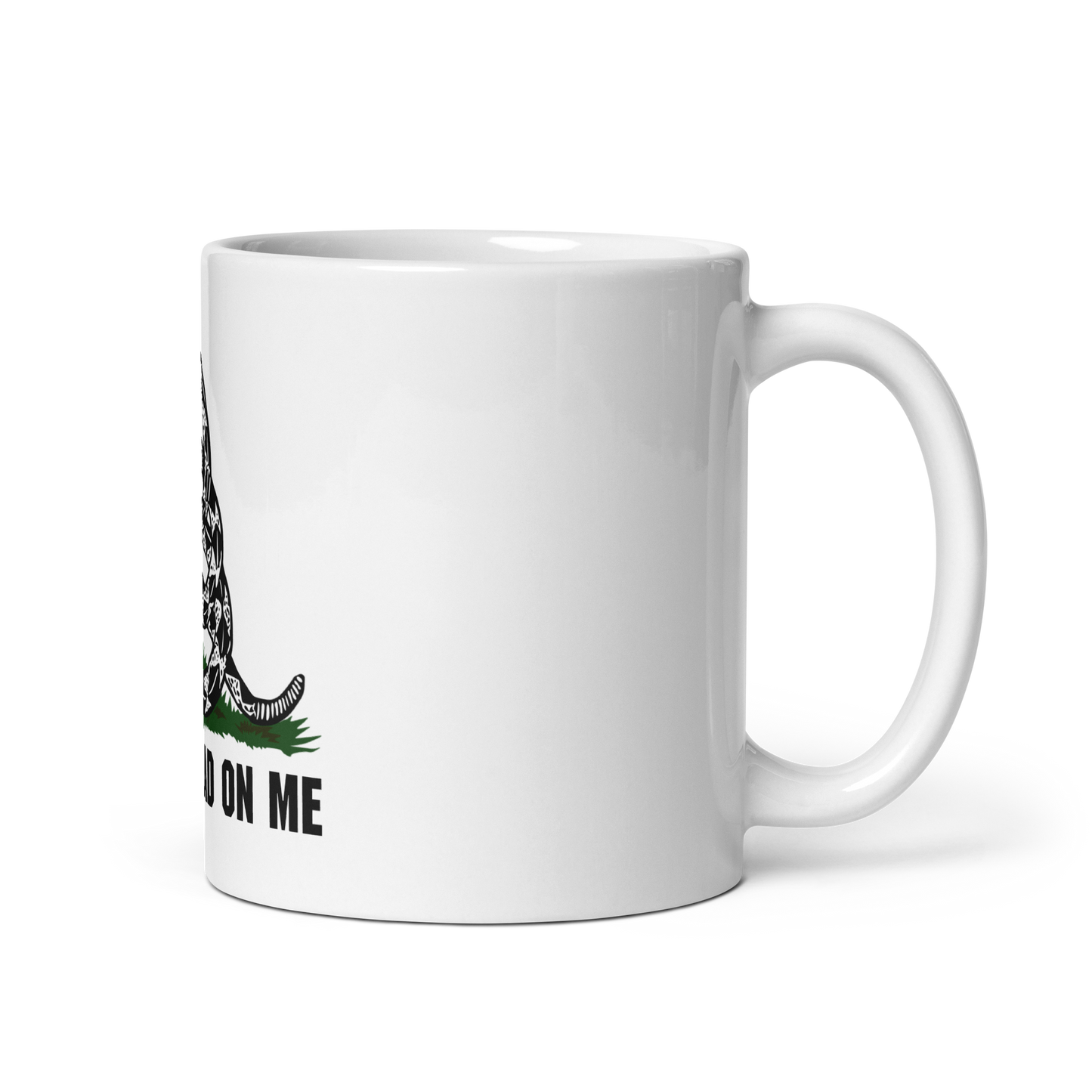 Don't Tread on Me White Ceramic Coffee Mug