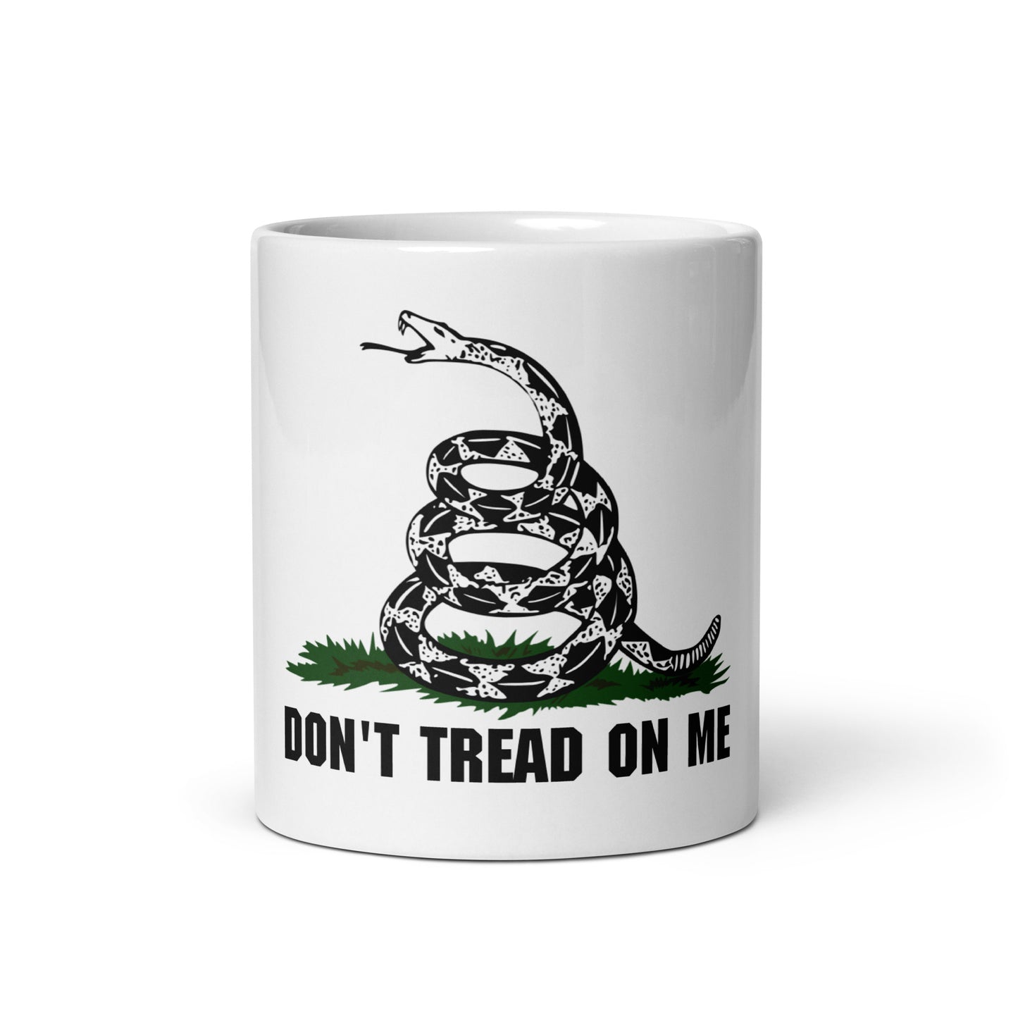 Don't Tread on Me White Ceramic Coffee Mug